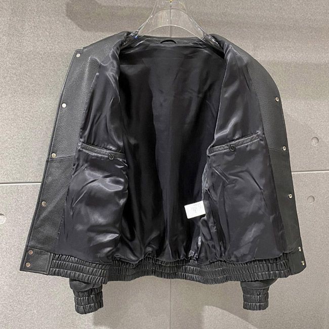 《大人気》エルメス サドルプリントレザーフロント パチモン ジャケット erz48145